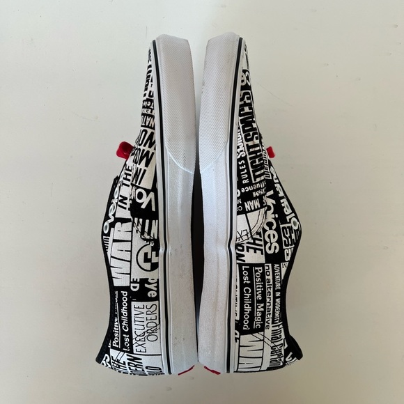 Vans x Firmament / White Vault Firmament Ua Authentic, Black White Red, 9.5 - Picture 7 of 14